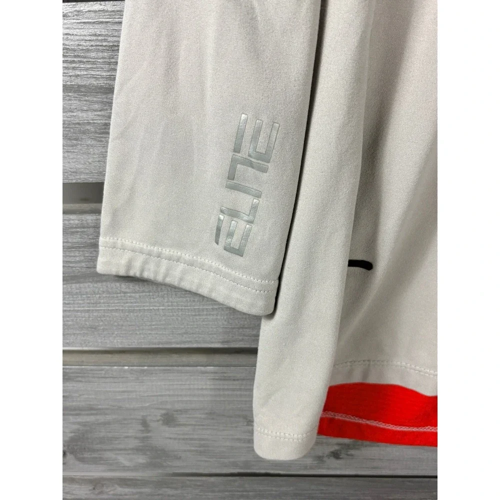Nike Ohio State Buckeyes Elite Dri-FIT Long Sleeve Shirt Mens Large vtg